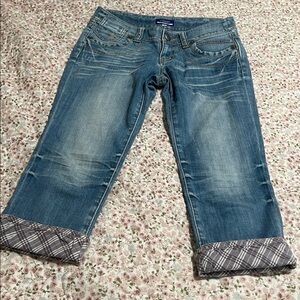 Burberry Blue Label Light Blue Cropped Women's Jeans